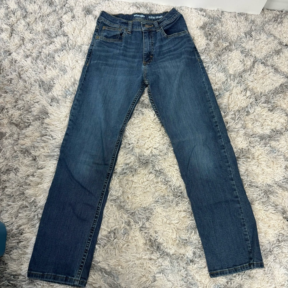 Wrangler Classic Straight denim jeans western 14 slim
